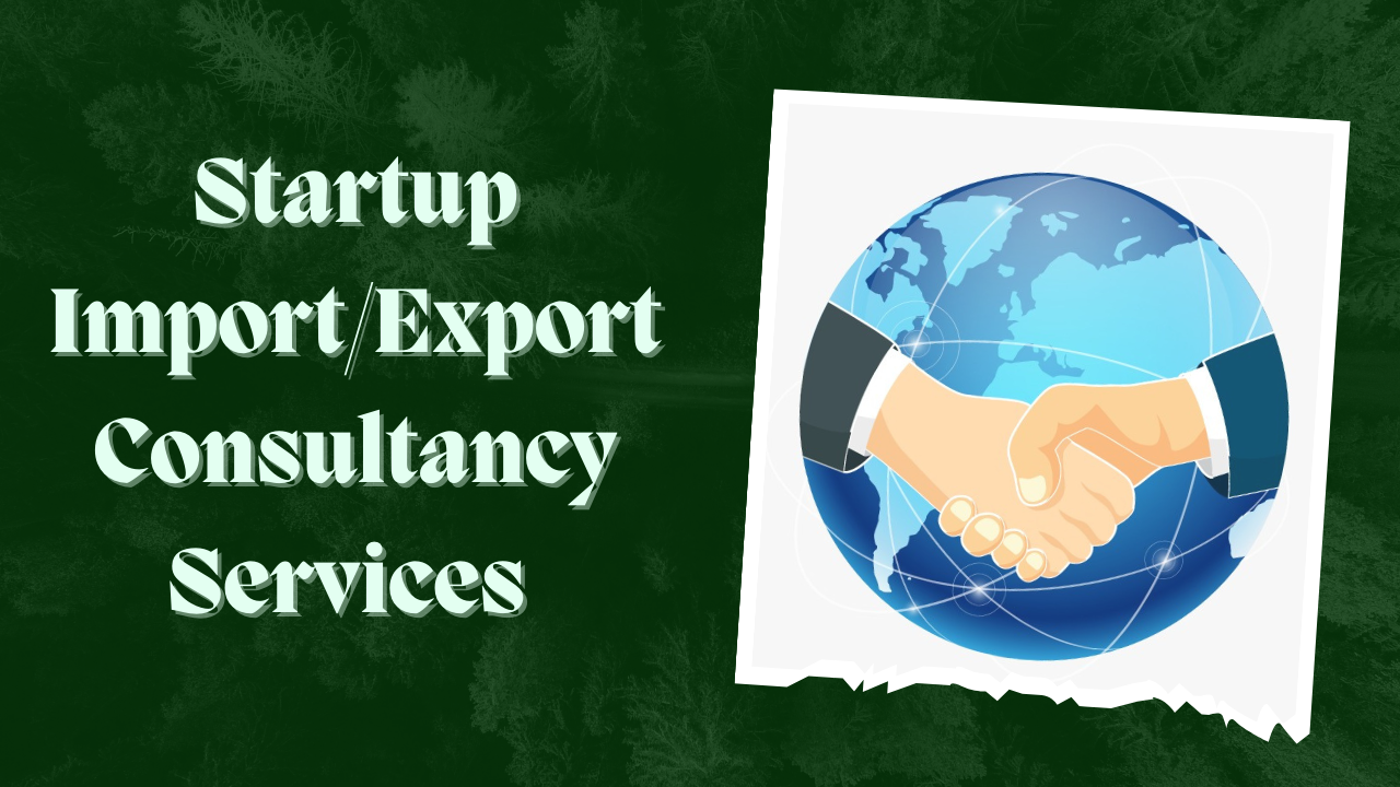 Startup Import/Export Consultancy Service